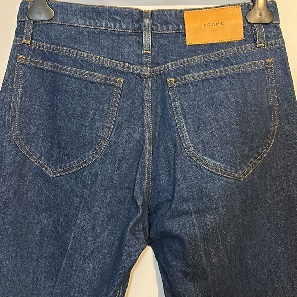 FRAME Le Italien true straight Jean dark denim size 29 - Picture 3 of 11